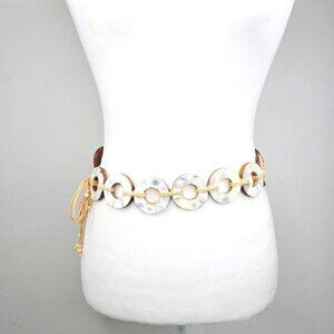 Alexis Kirk | Vintage | Gold-tone | Leather | Tigers Eye Belt Vintage | Accessories | Alexis Kirk Vintage Goldtone Leather  main image 2
